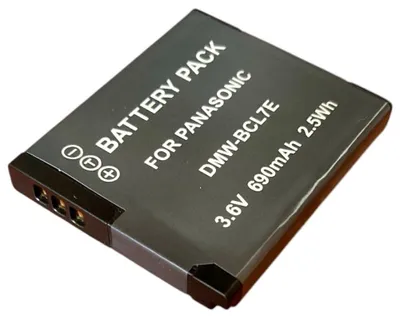Imagen del producto de Batería TRX, modelo BCL7E, 690 mAh, Li-Ion, compatible con Panasonic Lumix DMC-FS50, DMC-FS50K, DMC-FS50P, DMC-FS50S / no es original