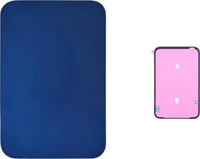 Produktbild von OEM iPhone 17 Pro Max Akkudeckel Backcover Rückseite Glas Rückglas + Dichtung Blau