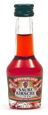 Produktbild von Spreewälder Saure Kirsche Likör von der Mosterei Jank (2 cl / 16 % vol.)