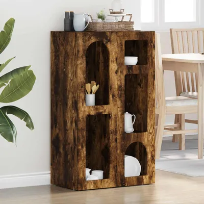 Obrázok produktu pre Maison Exclusive – Komoda ELST, dymená dubová drevovina, 59 x 35 x 100,5 cm
