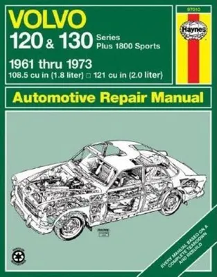 Image de Volvo 120 & 130 Series (and P1800) (61 - 73) Haynes Repair Manual