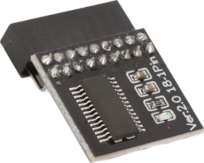 Zdjęcie produktu dla Moduł TPM 2.0 Interfejs LPC Stabilny, bezpieczny i trwały materiał 18-pinowy moduł LPC do płyt głównych Asrock
