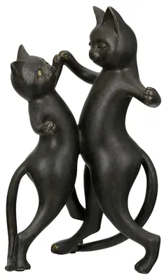 Image de Gilde Figur, Katze, "Gatto", Kunstharz, schwarz, VE 1, L. 16 cm, B. 17,5 cm, H. 30,5 cm  51968