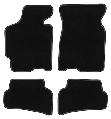 Obrázok produktu pre Velúrové autokoberce pre: Mazda Xedos 6 1992-1999 (sedan) – sada 4 ks, čierne, na mieru – Wielganizator BASIC