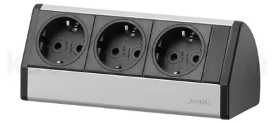 Produktbild von EVOline Dock Cuisine Steckdosenelemet 3fach