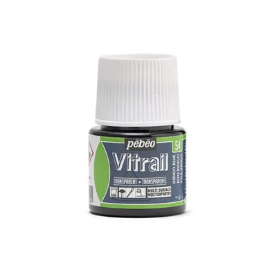 Immagine prodotto di Pebeo Vitrail vernice trasparente per vetro, 45 ml, 54 blu indaco
