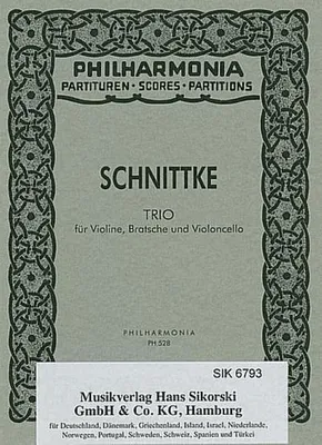 Produktbild von Universal Edition Musiknoten für Streichtrio