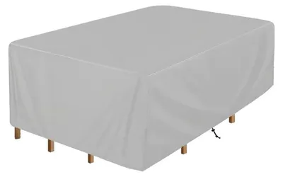 Immagine prodotto di Copertura per mobili, protezione per tutte le condizioni atmosferiche, vestibilità universale, colore argento, dimensioni 150x150x75