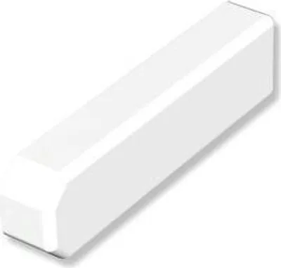 Produktbild von Interdeco Endstücke / Endkappen für Gardinengardinen Weiß, Typ Slimline (1-/2-läufig), Pack. 2 Stück