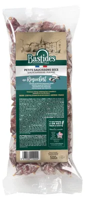 Produktbild von Bastides Mini Salami mit Roquefort 500g – Feiner Snack mit cremigem Käse