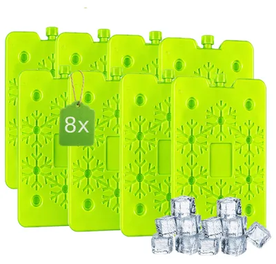 Produktbild von Set aus 8 wiederverwendbaren Kühlakkus, 200 ml