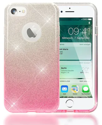 Obrázek produktu pro pouzdro na mobilní telefon iPhone 7 od NALIA, tenké třpytivé silikonové pouzdro, blýskavý kryt