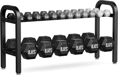 Produktbild von Halterung für Gewichte – Gewichtsspeicher – Heimfitnessstudio – Verstellbare Halterungen – Tragfähigkeit: 300 Lbs – Schwarz