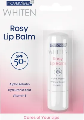 Produktbild von Novaclear Whiten Rosy Lippenbalsam Schutzpflege, 4.9 g