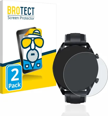 Produktbild von 2x BROTECT Schutzfolie für Huawei Watch GT 2 (46 mm) Displayschutz Displayschutzfolie Folie Matt Entspiegelungsfolie