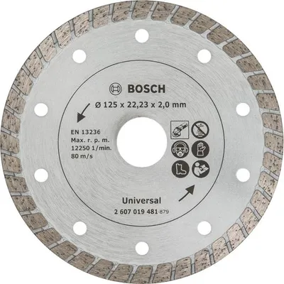 Produktbild von Diamanttrennscheibe Turbo, Durchmesser: 125 mm