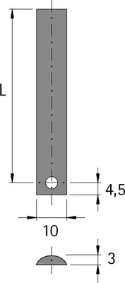 Produktbild von Schubst.schl.,72687,1000mm,St vernickelt