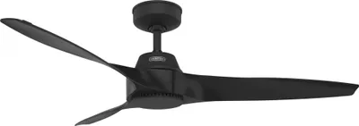 Image de Ventilateur de plafond à basse consommation avec télécommande Canberra Noir 132 cm