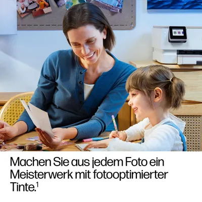 Produktbild von HP ENVY Photo Envy 7230 Wireless All-in-One Farbe Drucker, Thermal Inkjet, Farbdruck, 4800 x 1200 DPI, Farbkopieren, A4, Beige, Weiß