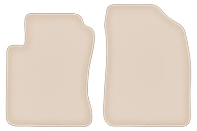 Produktbild von DURBAN Beige Velours-Fußmatten vorne für Daihatsu Terios II SUV (2006-)