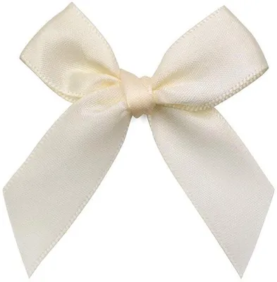 Productafbeelding van Polyester strikken, 5 cm - Decoratieve versieringen - Sierstokjes - Knutselmaterialen - 100 stuks