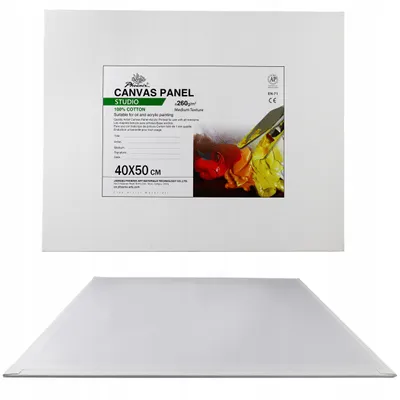 Produktbild von Leinwand Malgrund 40x50 cm Malertafel Malkarton