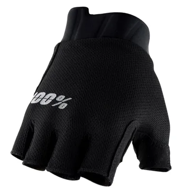 Zdjęcie produktu dla 100percent Exceeda Gel Short Gloves Black S-M Man Black S-M