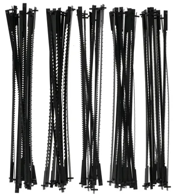 Immagine prodotto di 60 lame per seghetto alternativo con attacco da 127 mm, con 10/15/18/20/24 denti