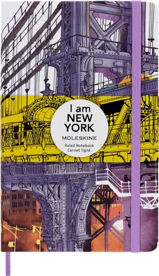 Produktbild von Moleskine I AM the city New York Notizbuch limitierte Ausgabe, L/A5, liniert, fester Einband