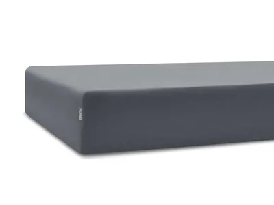 Image de MUMLA Drap Gris Anthracite Coton 140x200 cm Matelas Épais