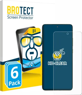 Produktbild von 6x Für Motorola Edge 70 Schutzfolie BROTECT Displayschutz Display Schutz Folie Klar Transparent