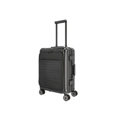 Immagine prodotto di Travelite Trolley in alluminio a 4 ruote S Tasca frontale NEXT nero
