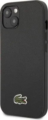 Produktbild von Lacoste, Hlle fr iPhone 14 Plus Collection Kleines Piqu Textured Design, Schwarz