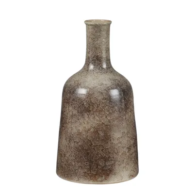 Produktbild von Mica Decorations Oliver Glasflasche - H35 x Ø22 cm - Terrakotta - Braun