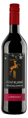 Fünfklang Winzerglühwein Lemberger mit Trollinger Flasche 750ml