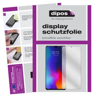 Produktbild von 2x Schutzfolie für Lenovo Z6 klar Displayschutzfolie Folie Display Schutz dipos