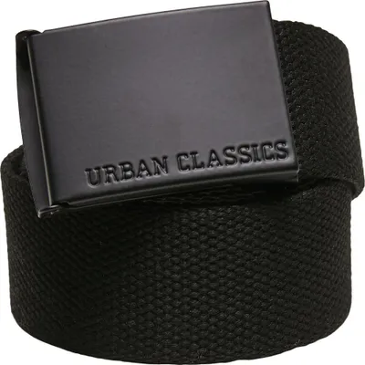 Produktbild von Urban Classics Farbige Canvas-schnalle Gürtel Schwarz L-XL Mann Schwarz L-XL