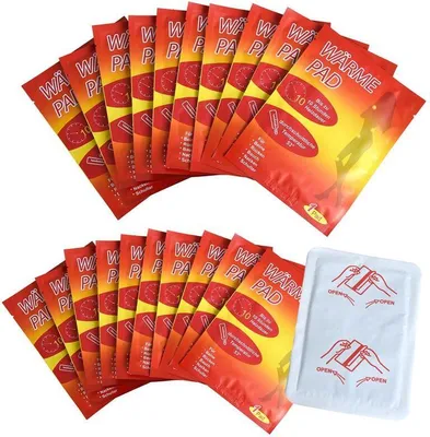 Produktbild von Wärmepads Wärmekissen 20er Set Wärmepflaster 10 Std. Wellnesspflaster 9,5x13 cm