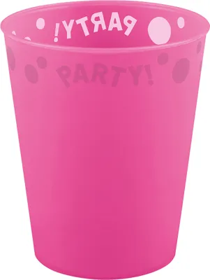 Produktbild von Mehrweg Becher 250 ml | 1 Stück Pink fluoreszierend