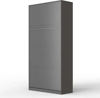 Produktbild von SMARTBett Schrankbett Standard Anthrazit 90 Vertikal