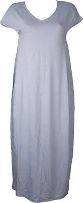 Produktbild von Nachthemd RAGNO Home Dress Damen Baumwolle Langarm Seitentaschen V-Ausschnitt Artikel D463NK LONG SHIRT, I 42  -  F 40  -  D 38  -  UK 12  -  USA S, Cotone 50%,Modal 50%