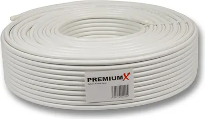 Produktbild von 135dB 25m PremiumX Basic Pro Koaxial SAT Kabel 5-fach geschirmt Koaxialkabel Antennenkabel für 4K Ultra HD | DVB-S / S2 | DVB-C | DVB-T | BK Anlagen