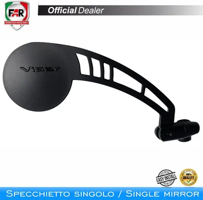 Immagine prodotto di Specchietto manubrio FAR 7332 destro universale nero