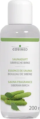 Produktbild von cosiMed Saunaduft Sibirische Birke Konzentrat Saunaaufguss Saunazubehör, 200 ml
