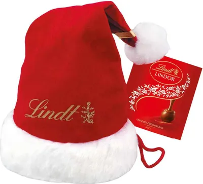Produktbild von Lindt Lindor Kugeln Mini Weihnachtsmannmütze 60 x 175 g