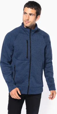 Immagine prodotto di Gilet da uomo Kariban con cerniera, in chiné