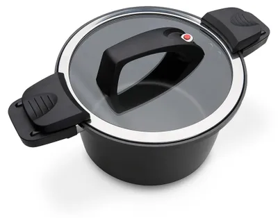 Immagine prodotto di Pentola a risparmio energetico Gourmet Nero 24 cm, 6 litri.