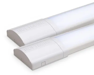 Image de HOFTRONIC - Lot de 2 Réglettes LED 120 cm 40W 6500K IP20 Blanc Froid