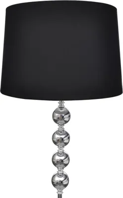 Produktbild von vidaXL Stehlampe mit 4-Kugel-Dekoelement Schwarz