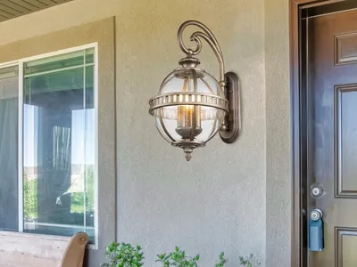 Produktbild von LED Außenlampe Fassadenbeleuchtung, Hausbeleuchtung Terrassenlampe Wandlaterne